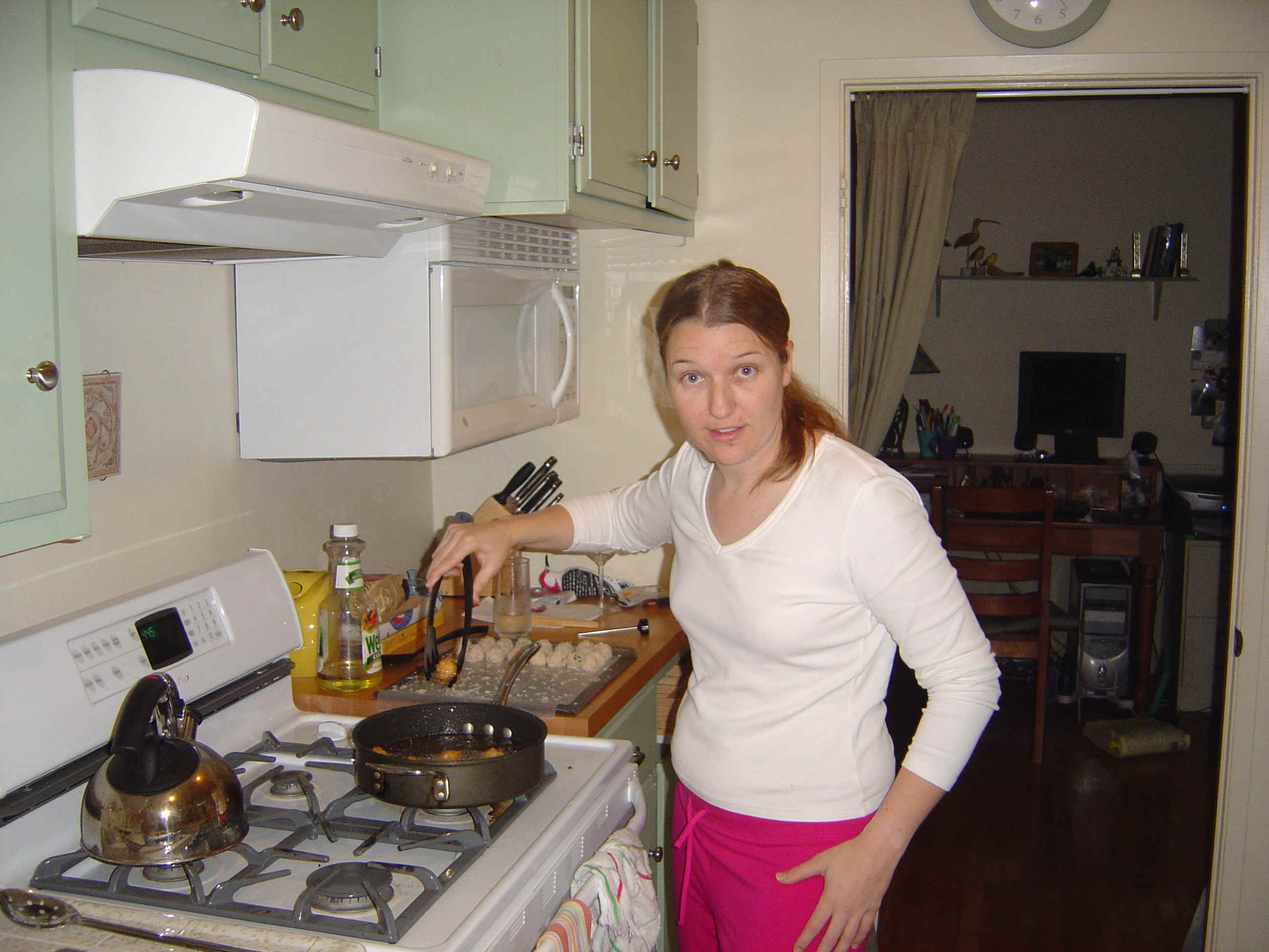 Christine Preparing her Dish in LA.jpg (2043520 bytes)